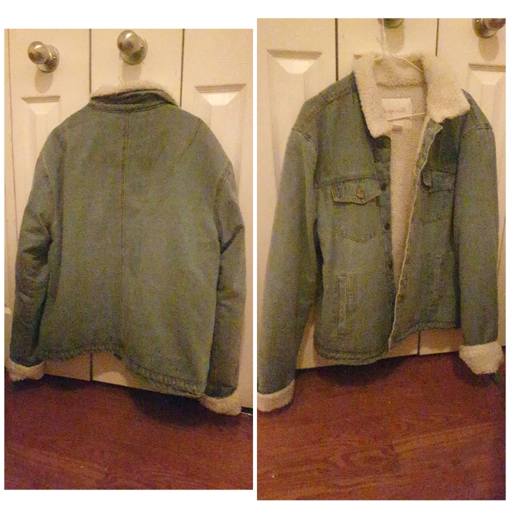 Revamped outerwear jean jacket